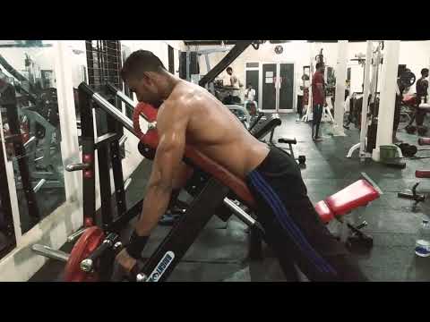 Incline T-bar row