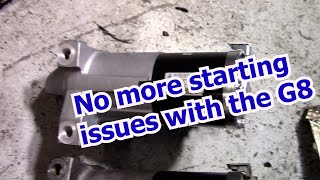 Pontiac G8 GT Starter Replacement.