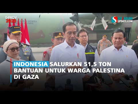 Indonesia Salurkan 51,5 Ton Bantuan untuk Warga Palestina di Gaza