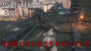 【隻狼-SEKIRO: SHADOWS DIE TWICE-】第十七回　今回特に何も起こりませんでした