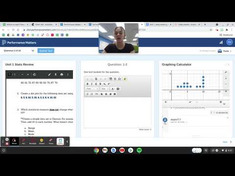 How to create a dot plot in Performance Matters
