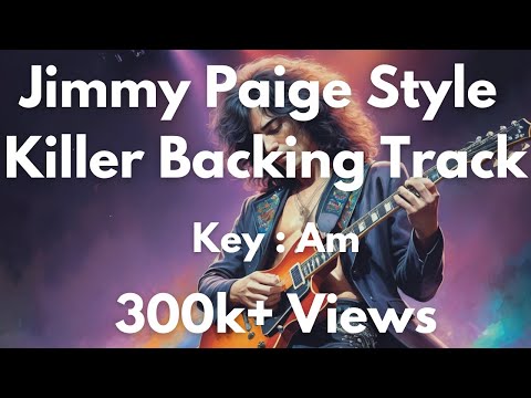 Killer Backing Track In A Minor || In The Style Of Jimmy Page