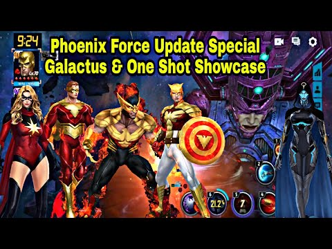 Phoenix Force Update Special Galactus & One Shot Showcase - Marvel Future Fight