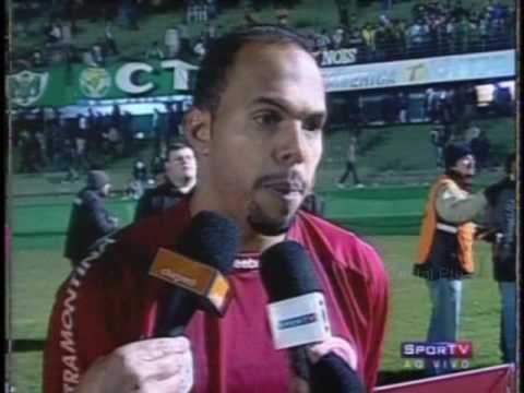 Coritiba 1x0 Inter - Sportv Entrev. Alecsandro - Semi-Finais - Copa do Brasil 2009 - 03/06/2009