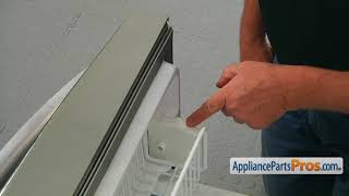 How To LG/Kenmore Refrigerator Tilt Basket End Cap 5004JA2017B