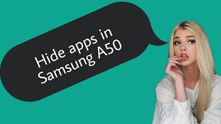 #JBHTech #Tech Hide and Unhide apps in Samsung A50