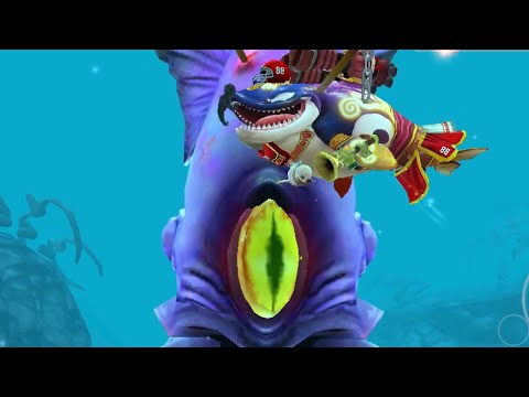 Killer Whale vs Colossal Squid Boss Battle !!! - Hungry Shark World