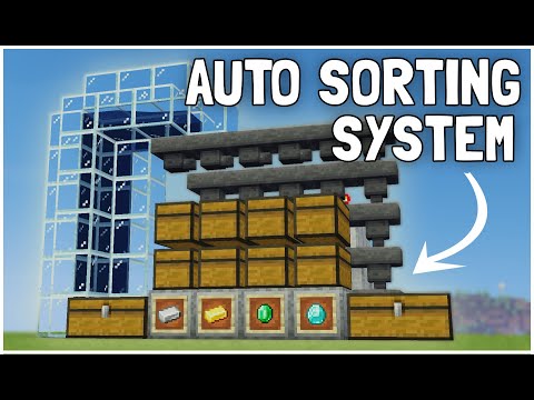 Minecraft EASY Automatic Sorting System - 1.20+ Tutorial