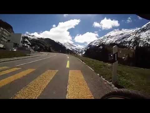Eurovelo 15 - Rhine Cycle Route - Day 1 - Part 1 - Oberalp Pass Ascent from Andermatt
