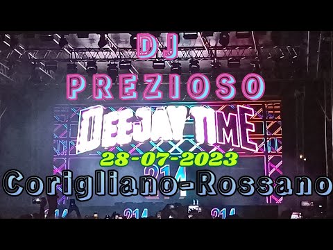 2) Dj PREZIOSO live DeejayTime dal lido Sant'Angelo di Rossano-Corigliano per un evento spettacolare