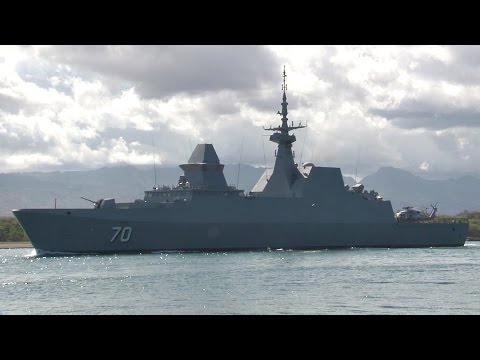 Singapore Navy RSS Steadfast Departs Pearl Harbor For RIMPAC 2016