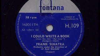 Frank Sinatra &#39;I Could Write A Book&#39; 1958 78 rpm