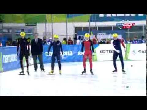 UM, SHI, VOSTE, ZUNAC 500m Preliminaries 5 26th Winter Universiade, Trentino, 2013 Men's