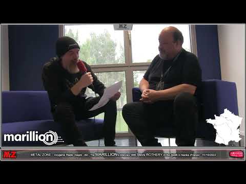 METAL ZONE Oxygène Radio - The MARILLION's Interview at the Zénith In Nantes (France)