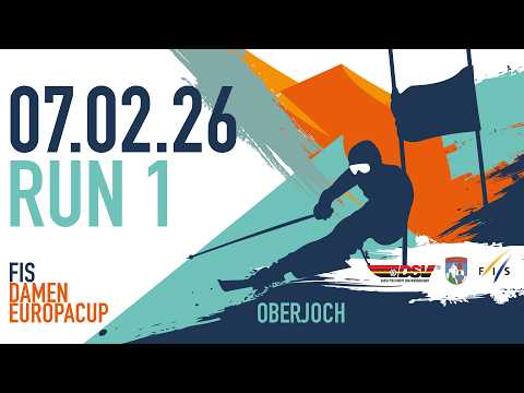 LIVE: FIS European Cup Women 07.02.2026 - Giant Slalom Run 1 - Oberjoch (GER)