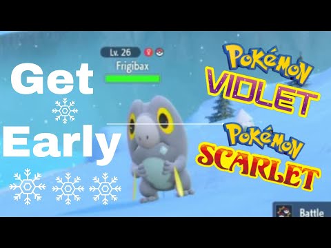 How to Catch Frigibax EARLY at level 25 (Pseudo Legendary) in Pokemon Scarlet and Violet