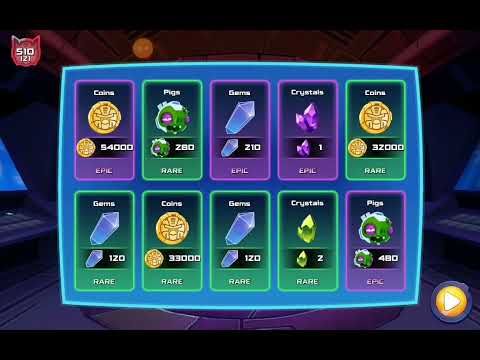 Gold chest angry birds transformers deceptihogs revenge