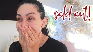 WE SOLD OUT! | VLOGMAS DAY 16