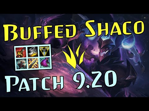 Patch 9.20 Buffed Shaco Jungle - Grandmaster Shaco Gameplay