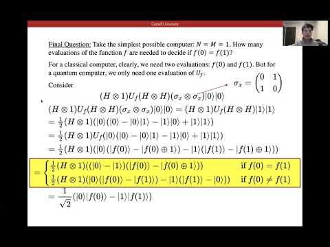 Intro to Quantum Computation Part 2 Han Huang
