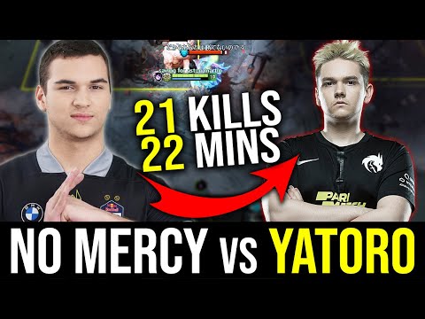 OG.bzm TINY 21 KILLS NO DEATHS in 22 Minutes Game (vs. YATORO) DOTA 2