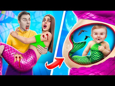 ¡Pobre Sirena Embarazada en una Rica Familia de Vampiros! Cómo Convertirse en Vampiro