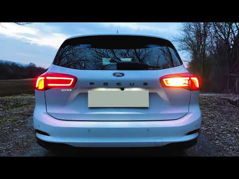 Ford Focus Titanium 2020 tail lights / Rücklichter 4K