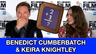 Benedict Cumberbatch & Keira Knightley Reveal How Bad They Are At Math & Crosswords!