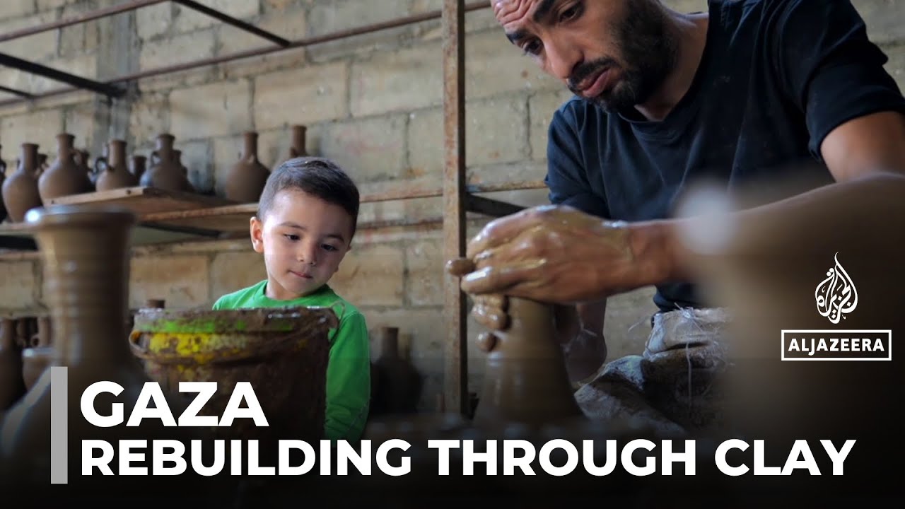 Gaza’s potters rebuild life through clay and tradition