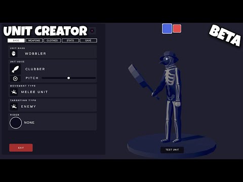 UNIT CREATOR BETA UPDATE! TONS OF COOL STUFF!!! [Totally Accurate Battle Simulator]