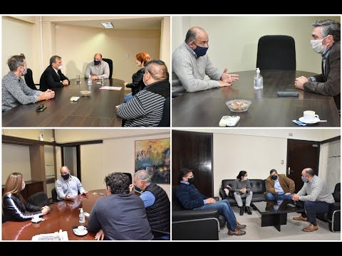 Dib Ashur con representantes actividades varias