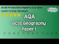 The Whole Of AQA Geography Paper 1 14th May 2025 Geography Exam Revision