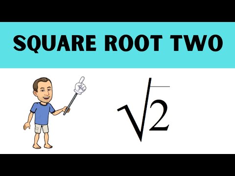 Part of a video titled Square Root of 2 - YouTube