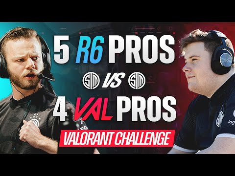 VALORANT vs R6: 4v5 - What Happens When The BEST RAINBOW SIX TEAM Faces 4 TOP RADIANT VALORANT PROS?