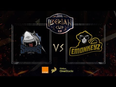 YNG SHARKS VS EMONKEYZ | IBERIAN CUP | FASE DE GRUPOS | (2018)