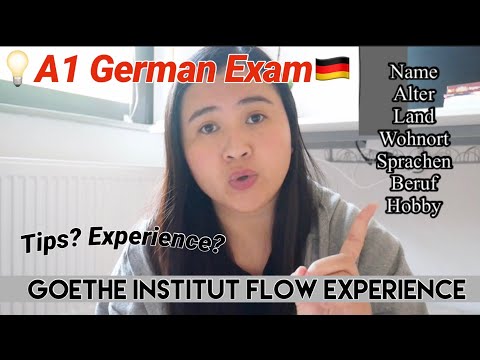 A1 German Exam Flow and parts - Goethe Institut experience + Tips 💡