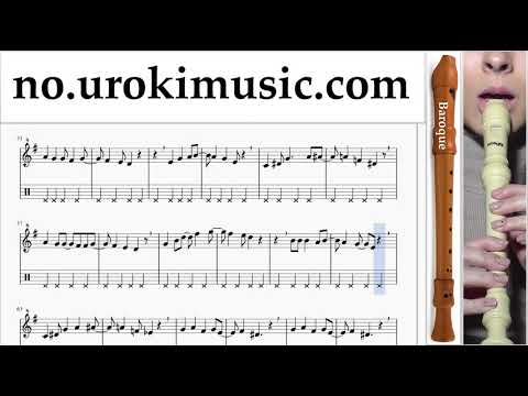 Blokkfløyte Kurs (Barokk) Mariah Carey - All I Want For Christmas Is You Trening Studie Del 2 um