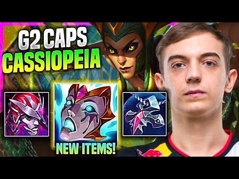 CAPS PICKS CASSIOPEIA WITH NEW ITEM LIANDRY'S! - G2 Caps Plays Cassiopeia MID vs Kayle | Preseason11