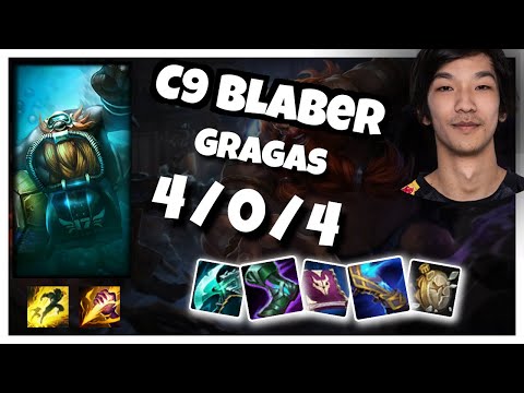 Gragas vs Graves C9 Blaber JUNGLE (4/0/4) - v10.25