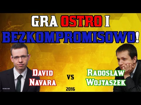 Z TEGO SAMEGO KLUBU, lecz na SZACHOWNICY BEZKOMPROMISOWO! | David Navara vs Radosław Wojtaszek, 2016