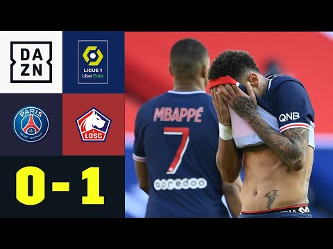 Neymar sieht gelb-rot! Lille besiegt Paris und erobert Platz eins: PSG - Lille 0:1 | Ligue 1 | DAZN