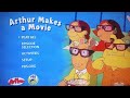 Arthur Makes A Movie Dvd Menu