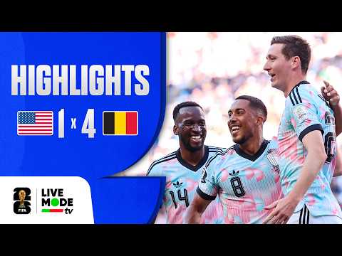 Estados Unidos 1-4 Bélgica (WC 2026)