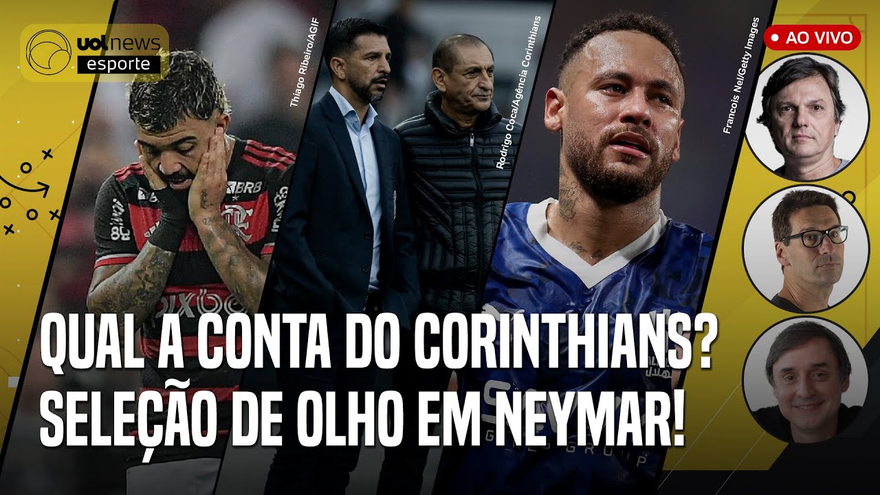 🔴 MAURO CEZAR, ARNALDO E TIRONI AO VIVO: CORINTHIANS TEM SÉRIE DECISIVA! SELEÇÃO DE OLHO EM NEYMAR?
