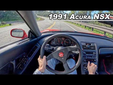 1991 Acura NSX - The Japanese Supercar You Need to Drive! (POV Binaural Audio)