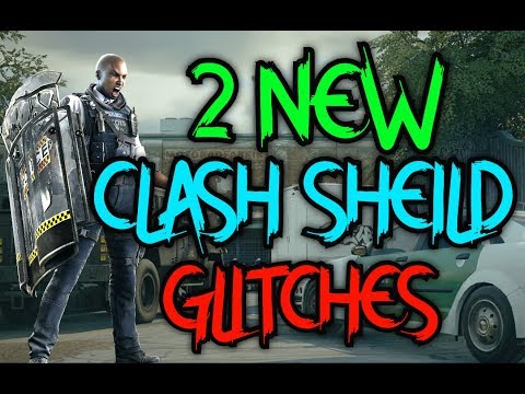 2 NEW CLASH GLITCHES - SHOOT THROUGH SHIELD - EASY - (Rainbow Six Siege Glitches)
