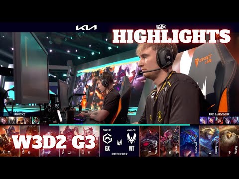 GX vs VIT - Highlights | Week 3 Day 2 LEC Versus 2026 | GIANTX vs Vitality W3D2