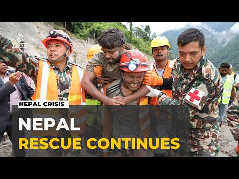 Two trapped workers rescued in Nepal: Teams pull men from tunnel nine days after flood