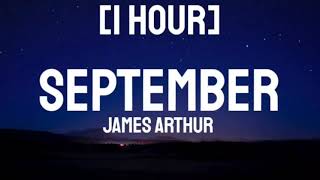 James Arthur September 1 HOUR 