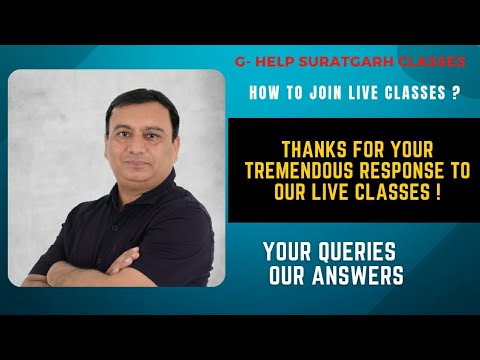 How to Join G-Help Live Classes ?